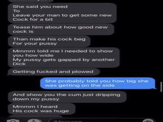 Duke mashtruar bashkëshorte sexting