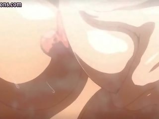 Kettő dögös anime csajok nyalás putz