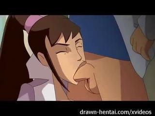 Avatar hentai - špinavý film legenda na korra
